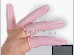 供应100%天然乳胶手指套 防静电手指套