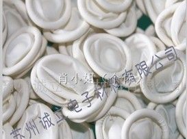 供应苏州普通白色手指套 防静电手指套