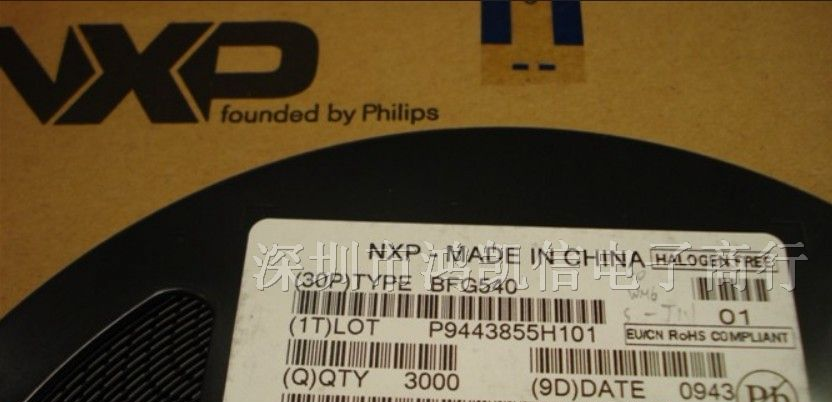 供应NXP NPN/9GHZ宽带高频三极管BFG540/WMG SOT-144B