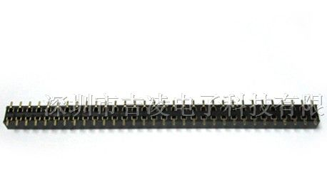 供应1.27mm双排母 SMT塑高2.1mm连接器