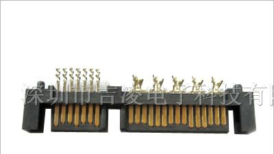 供应SATA7+15公座 铆压式.连接器