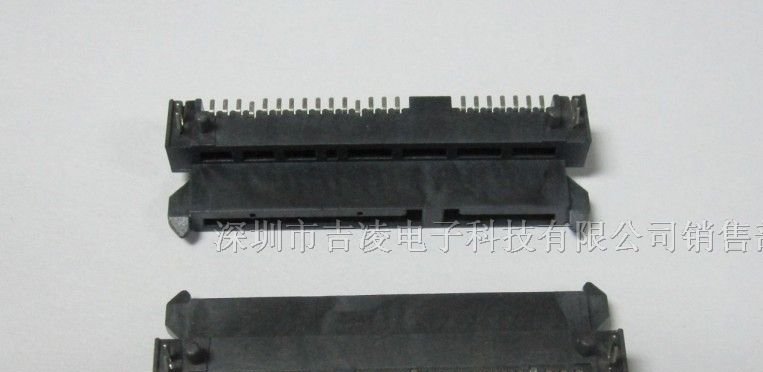 SATA 7+15P 母座 H=6.74 板下SMT