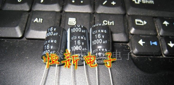优质电脑主板液晶常用铝电解电容 16V1000UF 10X16
