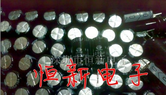 国产铝电解电容电脑主板常用 16V1000UF 10X13