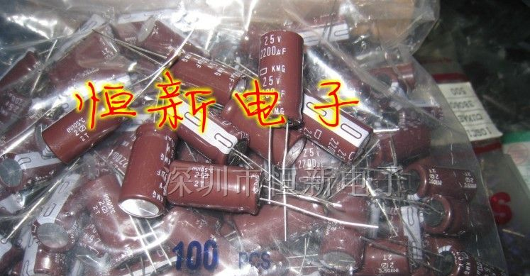 日本化工黑金刚电容25V2200UF13X25KY系列高频长寿命