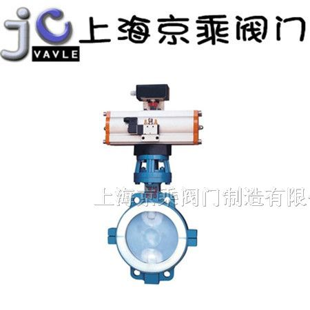 供应衬氟气动蝶阀D671F