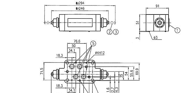 Z2FS10叠加节流阀*压力31.5MPa/流量40L/min