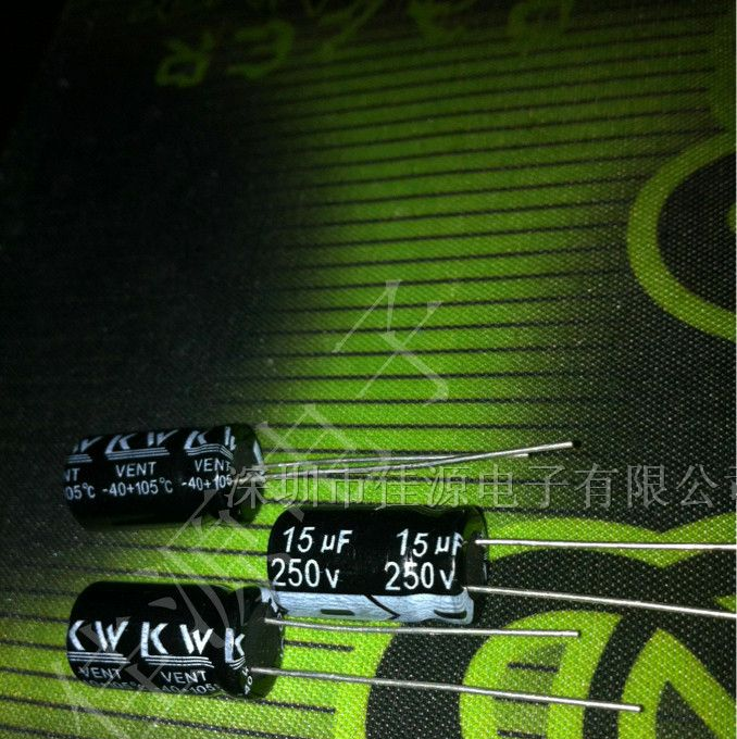供应铝电解电容250v15uf 15uf250v 10x16