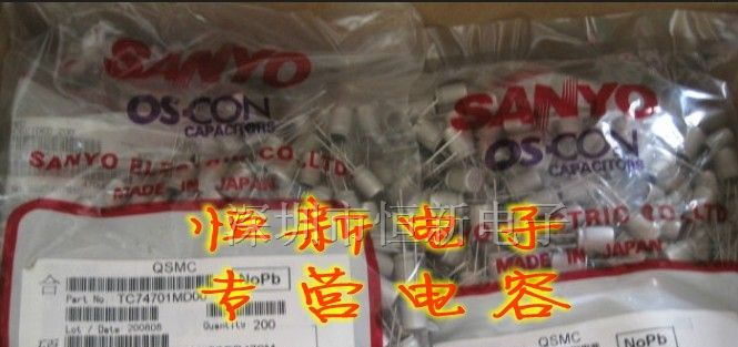 进口固态电解电容6SEP470M 6.3V470UF