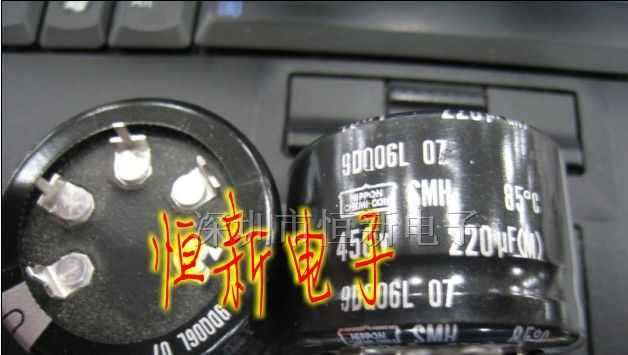 日本黑金刚铝电解电容电容450V220UF40X25SMHP5五脚
