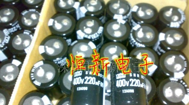 化工黑金刚电解电容 400V220UF 25X40 SMH系列 85度