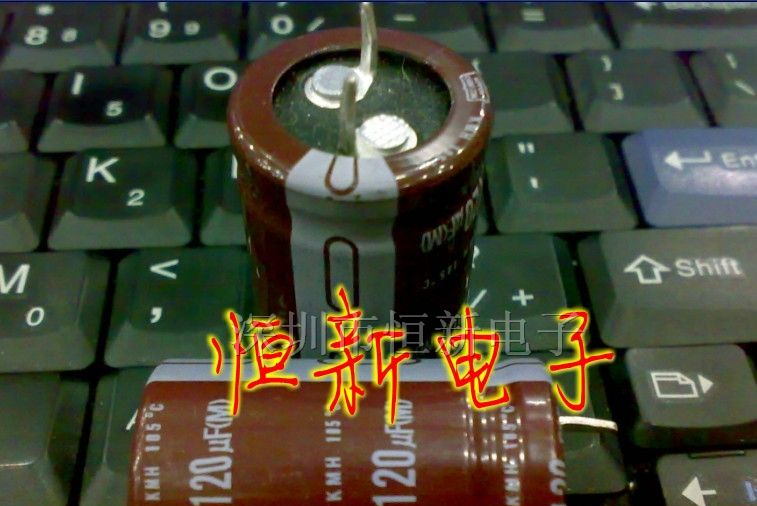 进口黑金刚铝电解电容 400V120UF 22X35 KMH系列