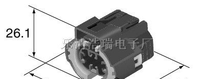 供应汽车连接器/胶壳/端子6189-0647住友4芯汽车连接器
