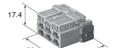 供应汽车连接器/胶壳/端子6099-1502住友SWS8芯连接器