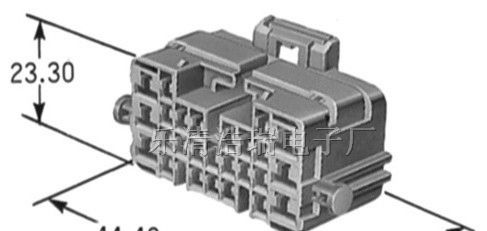 供应汽车连接器/胶壳/端子7283-1965矢崎26芯连接器