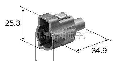供应汽车连接器/端子/插件6189-0145住友1芯护套SWS