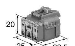 供应汽车连接器/端子/插件6189-0143住友6芯护套SWS