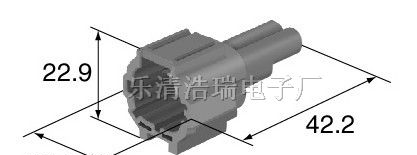 供应汽车连接器/端子/插件6188-0554住友2芯护套SWS