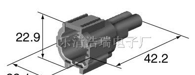 供应汽车连接器/端子/插件6188-0553住友2芯护套SWS