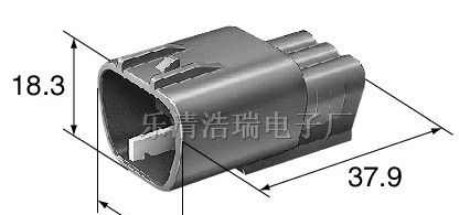 供应汽车连接器/端子/插件6188-0327住友5芯护套SWS