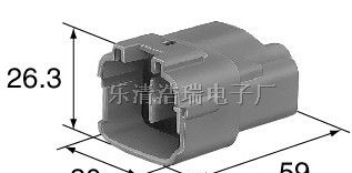供应汽车连接器/端子/插件6188-0187住友6芯护套SWS