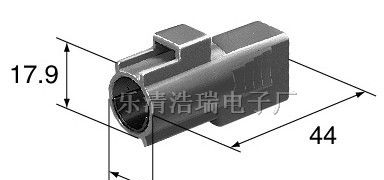 供应汽车连接器/端子/插件6188-0083住友1芯护套SWS