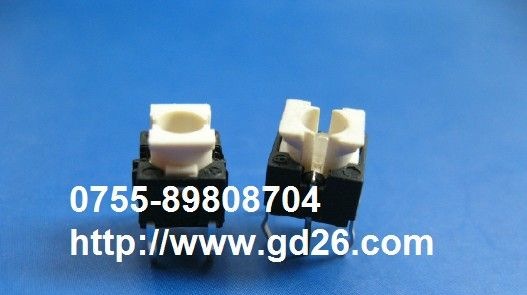 供应7*7带灯轻触开关6x6双色带LED灯轻触开关