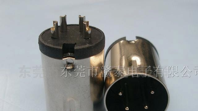 供应广东东莞大DIN4P公  DIN连接器  防水插头