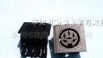 供应大DIN 大DIN6P母90度插板式连接器 防水插头