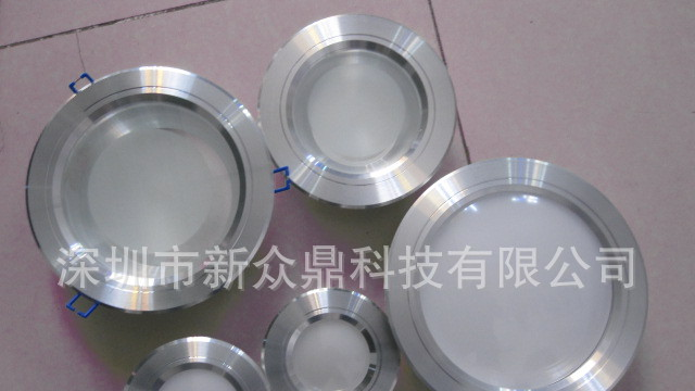 北京led车铝加厚外壳筒灯配件 led大功率筒灯3寸外壳