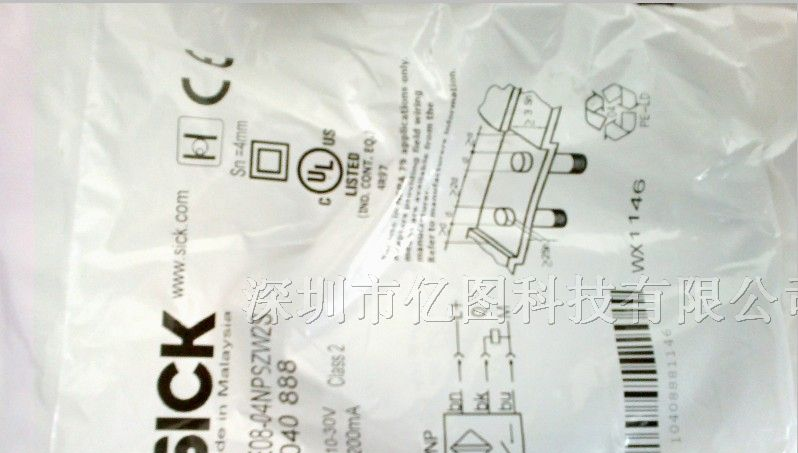 供应德国施克  sick接近开关 光电开关IME08-04NPSZW2S
