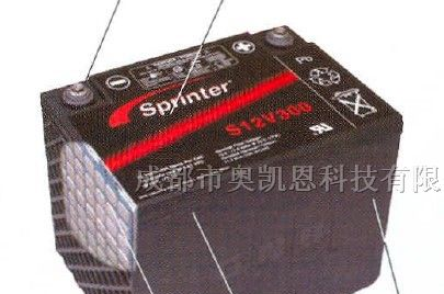 供应成都美国GNB蓄电池S12V300(12V80AH)