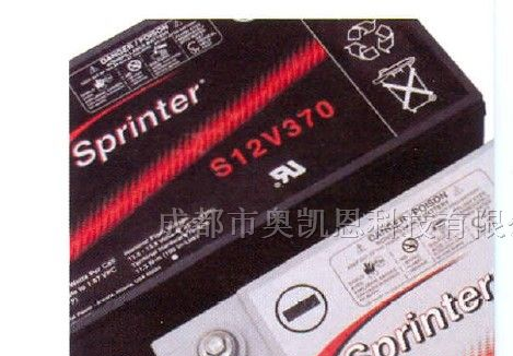供应成都美国GNB蓄电池S12V370(12V100AH)