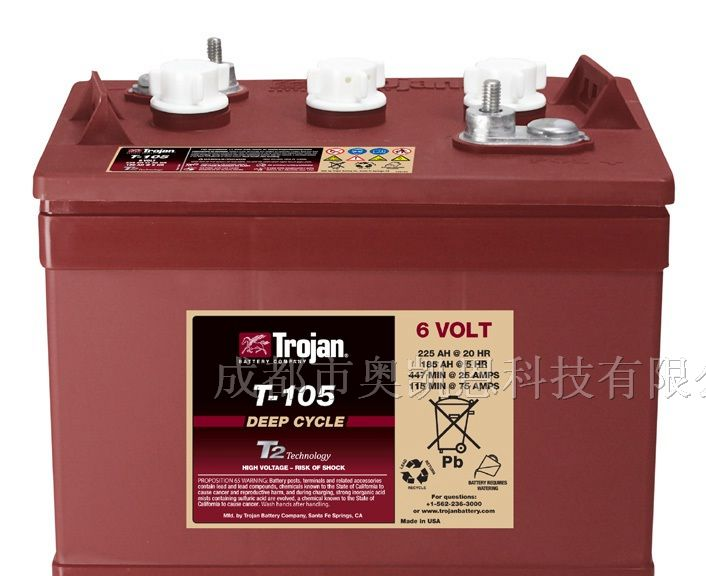 供应重庆TROJAN蓄电池T-105电池