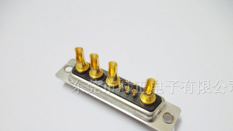 供应大电流9w4焊线式连接器