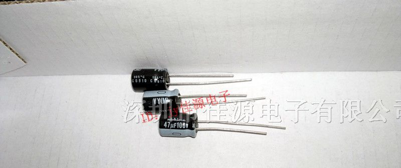 供应铝电解电容100v47uf 47uf100v 8x12 超小体积