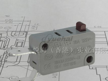 供应KW3A微动开关16A 250VAC 型号： KW3A-16DOC-A200
