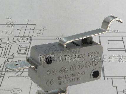 供应KW3A系列弯动臂微动开关
