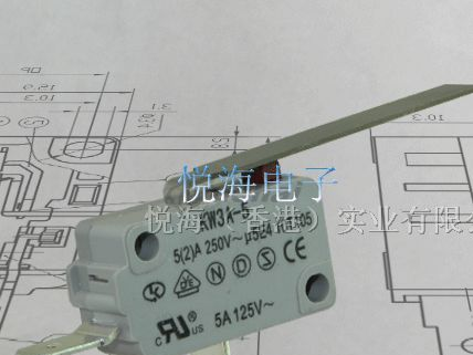 供应KW3A微动开关16A 250VAC 多国认证环保标志