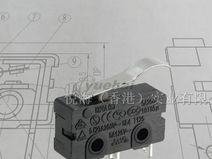 微动开关KW4A(S)-Z6BF200 5A 250VAC EK韩国认证UL CQC