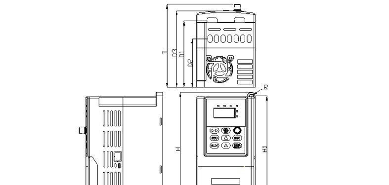 供应单相220V 功率400W 厂家直销易驱变频器武汉总代理