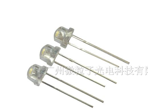 供应低光衰5mm草帽白光LED灯珠