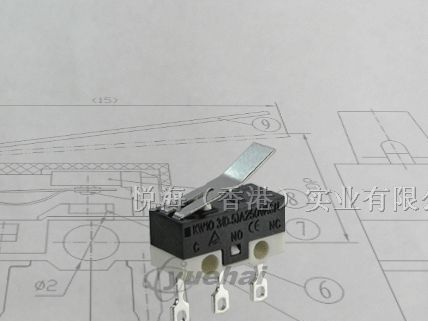 迷你型微动开关KW10-ZBF075多国认证供出口微动开关