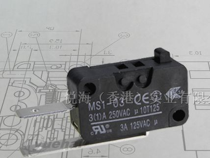 供应轻力矩15G微动开关UL VDE ROHS MS1-03DO-A015-B