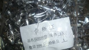 5*20 1A/250V带引角的保险丝