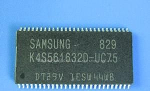 现货三星内存芯片K4S511632D导航仪内存