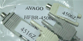 供应AVAGO光纤连接器 现货销售HFBR-4516Z HFBR-4506Z