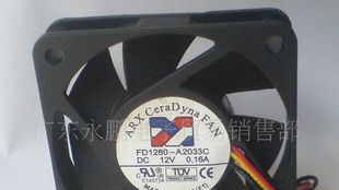 FD1260-A2033C含油DC12V散热风扇6015