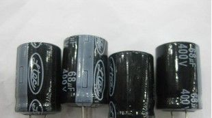 厂家批发400V 68UF高压直插电解电容