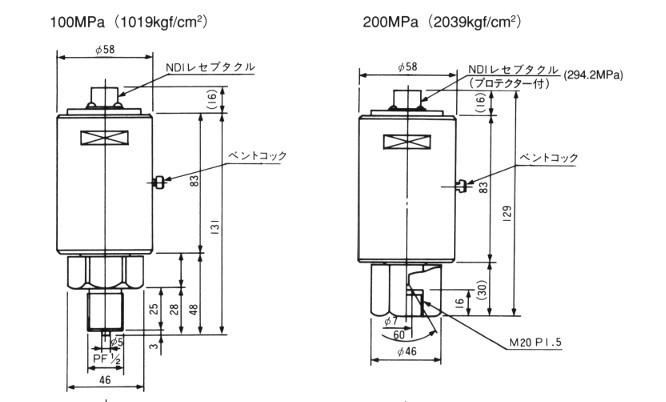 日本NTS压力传感器PCW